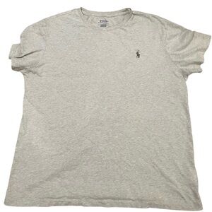 Polo Ralph Lauren Men’s T-Shirt Gray Size L Large Crew Neck Pony Logo Casual Tee